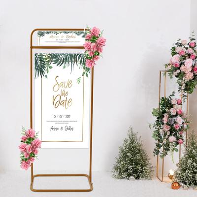 4.9 Feet Tall Welcome Sign Frame Wedding Sign Stand