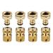 8 Pieces Garden Hose Tap Connector 1/2 Inch and 3/4 Inch Size 2-In-1 and 1/2 Inch Hose Pipe Quick Connector