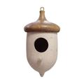 Taqqpue Bird Feeders for Outdoors Hanging Bird House Bird Feeder Wooden Exterior Hanging Indoor And Outdoor Garden Decoration Bird House Hut for Outside Garden Yard Decorations on Clearance