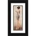 Duval Sonya 14x32 Black Ornate Wood Framed with Double Matting Museum Art Print Titled - Grand Soiree II