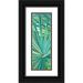 Wilkins Suzanne 11x24 Black Ornate Wood Framed with Double Matting Museum Art Print Titled - Fan Palm I