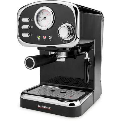 GASTROBACK Espressomaschine "42615 Design Basic" Kaffeemaschinen schwarz Kaffeemaschine
