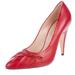 Gucci Shoes | Gucci Napa Charlotte Pumps Size 38 | Color: Red | Size: 7.5