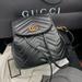 Gucci Bags | Gucci - Calfskin Matelasse Gg Marmont Flap Backpack Black | Color: Black | Size: Os