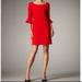 Kate Spade Dresses | Kate Spade Red Luna Flare Sleeve Dress | Color: Red/White | Size: M