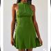 Urban Outfitters Dresses | Green Ribbed Dress | Color: Green | Size: M