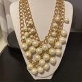 Kate Spade Jewelry | Kate Spade Pearl Necklace/Choker | Color: Gold/White | Size: Os