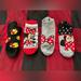 Disney Other | Girls Minnie Mouse Socks | Color: Black/Red | Size: Osg