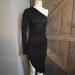 Zara Dresses | 3/$20 Zara Evening Collection Size M One Shoulder Sexy Black Dress | Color: Black | Size: M