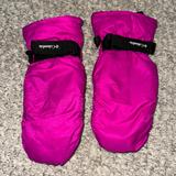 Columbia Accessories | Girl’s Pink Columbia Mittens Size Youth Medium | Color: Black/Pink | Size: Youth Medium