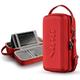 UYIYE Carrying Storage Case for Nintendo Switch/Switch OLED Model (2022),Portable Travel All Protective Hard Messenger Bag Soft Lining 16 Games for Switch Console Pro Controller & Accessories red