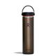 HYDRO FLASK - Lightweight Water Bottle 710 ml (24 oz) Trail Series - Vacuum Insulated Stainless Steel Reusable Water Bottle with Leakproof Flex Cap - Wide Mouth - BPA-Free - Obsidian