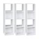 Closetmaid Home Stackable 4-Cube Cubeicals Organizer Storage White (3 Pk)