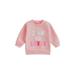 Toddler Baby Boy Girl Valentines Sweatshirt Love Letter Print Sweater Long Sleeve Crewneck Pullover Spring Clothes