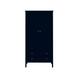 Crown Full Wardrobe with Hanging and 2 Drawers in Tatiana Midnight Blue - Manhattan Comfort 167GMC4