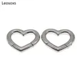 Leosoxs 1 Pair Love Magnet Ear Weight Ear Gauges Expander Body Piercing Jewelry Stainless Steel Ear