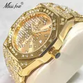 Réplique de MISSFOX pour hommes montre de luxe mode Hip Hop en diamant avec livraison gratuite