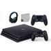 Sony PlayStation 4 Pro 1TB Gaming Console Black 2 Controller Included BOLT AXTION Bundle Used