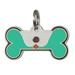 Reheyre Pet ID Tag Exquisite Shape Rust-proof Zinc Alloy Bone Modeling Dog Cat Anti-lost Name Tags Pendant Pet Supplies