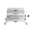 Royal Gourmet GT1001 Stainless Steel Portable Grill 10000 BTU BBQ Tabletop Gas Grill with Folding Legs and Lockable Lid Outdoor Camping Deck and Tailgating Silver