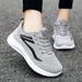 Gubotare Women S Walking Shoes Womens Running Shoes Lightweight Women Sneakers Air Cushion Walking Tennis Shoes for Women Gray 6.5