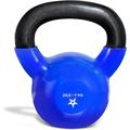 Yes4All 20lb Vinyl Coated / PVC Kettlebell Blue Single