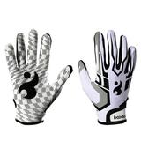 Baseball Batting Glove Comfortable Softball Baseball Mitt For Sports Fitness M White