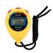 Handheld Portable Sports Timer Digital Training Competition Digital LCD Stopwatch Electronic Watch Watch YELLOW