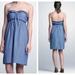 J. Crew Dresses | J.Crew Chambray Polka Dot Ribbon Provence Dress | Color: Blue | Size: 4