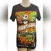 Disney Tops | Disney Jack Skellington The Nightmare Before Christmas Neon Poster Tee Size S | Color: Black/Orange | Size: S