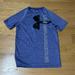 Under Armour Shirts & Tops | Blue Under Armour T-Shirt | Color: Black/Blue | Size: Mb