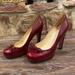 Kate Spade Shoes | Kate Spade Platform Heels Burgundy Vero Cuoio | Color: Red | Size: 7.5