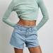 Urban Outfitters Shorts | Bdg Urban Outfitters Cut Off Waist Short - 32 | Color: Blue | Size: 32