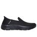 Skechers Women's Slip-ins: GO WALK Flex - Relish Slip-On Shoes | Size 7.5 Wide | Black | Textile | Machine Washable