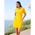 Jerseykleid HEINE "Jersey-Kleid" Gr. 38, Normalgrößen, gelb (sonnengelb) Damen Kleider Freizeitkleider
