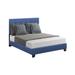LYKE Home Tufted Navy Queen Bed