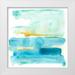 Vess June Erica 15x15 White Modern Wood Framed Museum Art Print Titled - Liquid Shoreline V