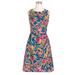 J. Crew Dresses | J. Crew Floral Sheath Dress | Color: Blue/Pink | Size: 10