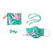 Lilly Pulitzer Accessories | Lilly Pulitzer Chilly Lilly On The Go Mask & Pouch Set | Color: Blue/Pink | Size: Various