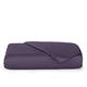 Cosy House Collection Luxury Bamboo Duvet Cover - Ultra Soft Comforter, Duvet, or Quilt Cover - Solid Zippered Duvet Protector for Bed (Super King, Purple)