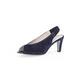 Gabor Peep Toe Slingback - Eternity 21.800 5.5 Navy Suede