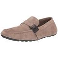 Calvin Klein Men's Oscar Driving Style Loafer, Taupe Suede, 10 UK