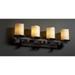 Justice Design Group Candlearia 29 Inch 4 Light Bath Vanity Light - CNDL-8774-14-CREM-NCKL