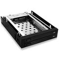 ICY BOX Removable Frame for 2x 2.5" (6.35 cm) SSD/HDD for 1x 3.5" Bay, HotSwap, Aluminium, Black, IB-2226StS