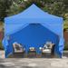 Ainfox 10 x 10 ft. Pop Up Canopy Tent Heavy Duty Portable Outdoor Tent with Wheeled Carrying Bag