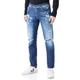 Replay Herren Jeans Willbi Regular-Fit Broken Edge aus Comfort Denim, Blau (Medium Blue 009), 33W / 32L