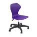 Marco Apex Series Five Leg Classroom Chair w/ Casters Plastic in Indigo | 35 H x 25 W x 25 D in | Wayfair 38103-20BK-APU