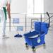 Dryser 26 Qt. Mop Bucket w/ Wringer Plastic | 34 H x 13.25 W x 27.75 D in | Wayfair JAN-WRG-260SP-BLU