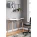 Signature Design by Ashley Jaspeni Home Office Desk Wood in White | 29.75 H x 36 W x 18 D in | Wayfair H020-110