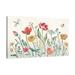 Jaxson Rea Boho Field I by Janelle Penner - Wrapped Canvas Graphic Art Canvas, Wood in Blue/Gray/Green | 12 H x 18 W x 1.5 D in | Wayfair